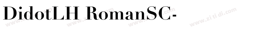 DidotLH RomanSC字体转换